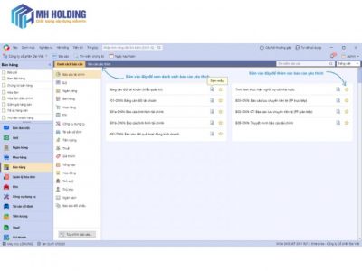 Phần mềm kế toán bán hàng misa